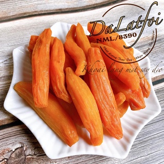 Khoai lang mật sấy dẻo, khoai lang mật tà nung sấy dẻo - đồ ăn vặt đà lạt túi 500gr kl001