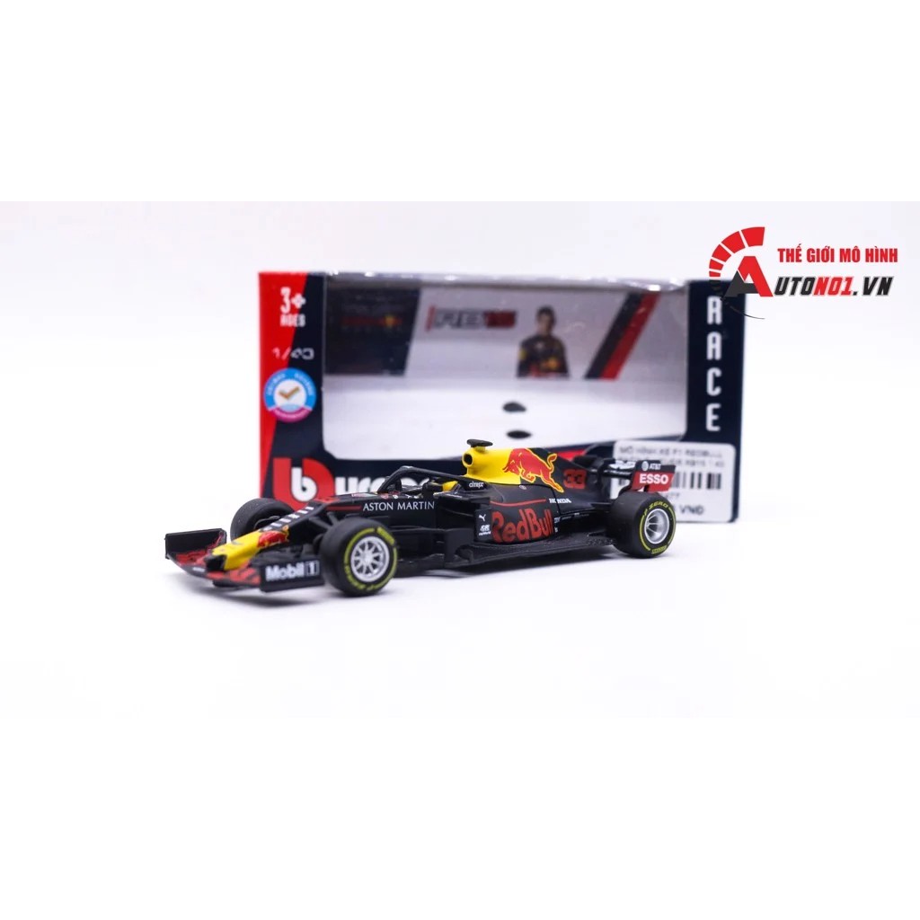 MÔ HÌNH XE F1 REDBULL RACING HEUER RB15 1:43 BBURAGO 5477
