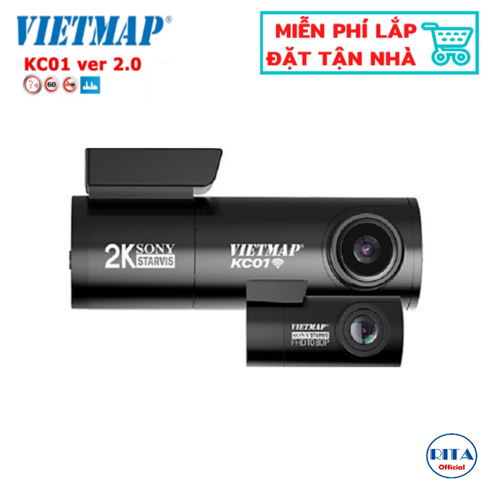 [Miễn Phí Lắp Đặt] Camera Hành Trình Vietmap KC01 CBGT