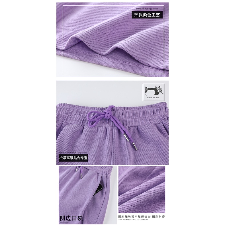 Quần Short Thể Thao Lưng Cao Ống Rộng Thời Trang Mùa Hè Dành Cho Nữ