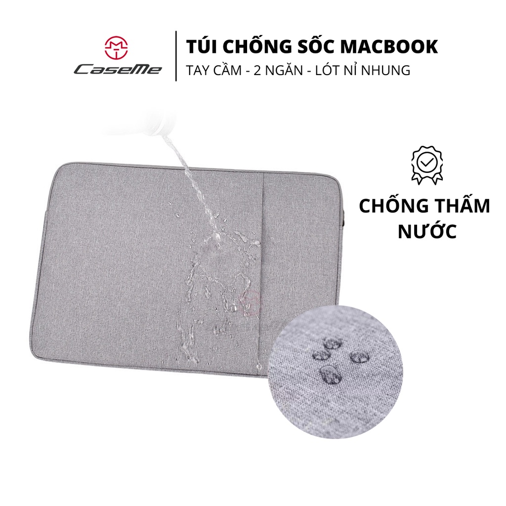 Túi Chống Sốc Laptop Mac, túi bảo vệ laptop và Mac chống nước ( 2 Ngăn - Full Size 13,14, 15, 15.6) | BigBuy360 - bigbuy360.vn