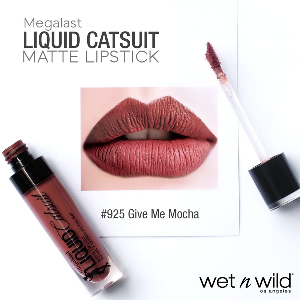 Son kem lì Wet n Wild Megalast Liquid Catsuit màu Give me Mocha 925b