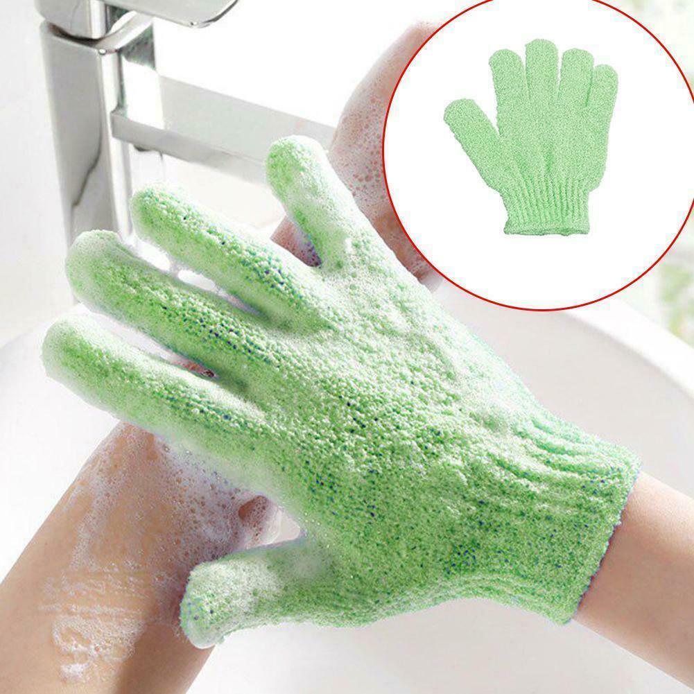 Găng Tay Mát Xa Tẩy Tế Bào Chết Toàn Thân B5X2 Bằng Nylon Màu Sắc Ngẫu Nhiên