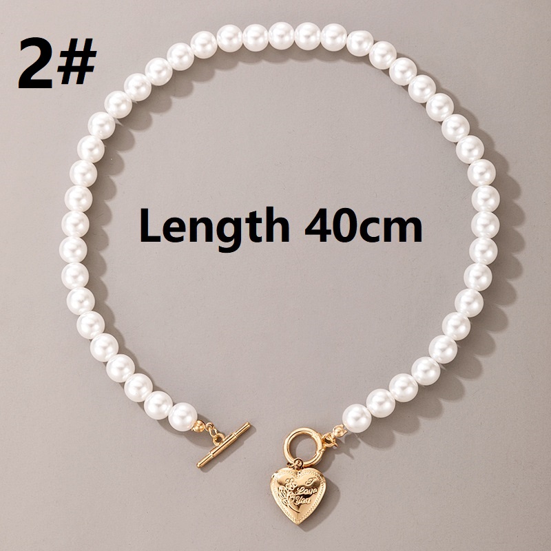 Vòng cổ choker chuỗi hạt ngọc trai phong cách retro thời trang cho nữ