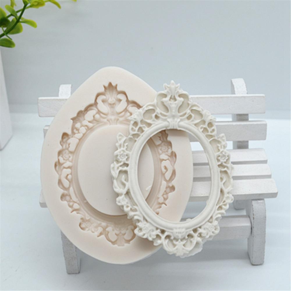 Khuôn Silicone Tạo Hình Khung Ảnh Trang Trí Bánh DIY