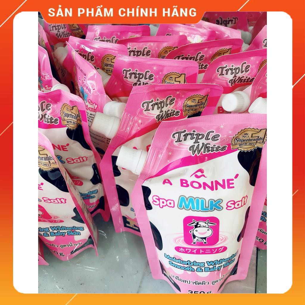 Muối tắm sữa bò tẩy tế bào chết A Bonne Spa Milk Salt Thái Lan 350gr