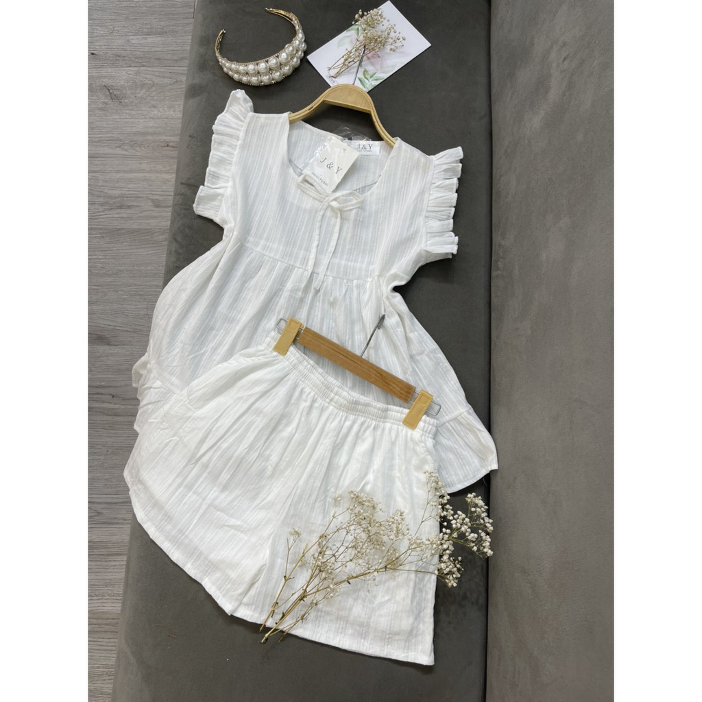 Set đồ nữ cá tính, set quần sóc áo quây đi chơi sang chảnh mùa hè đẹp 8A00148 | BigBuy360 - bigbuy360.vn