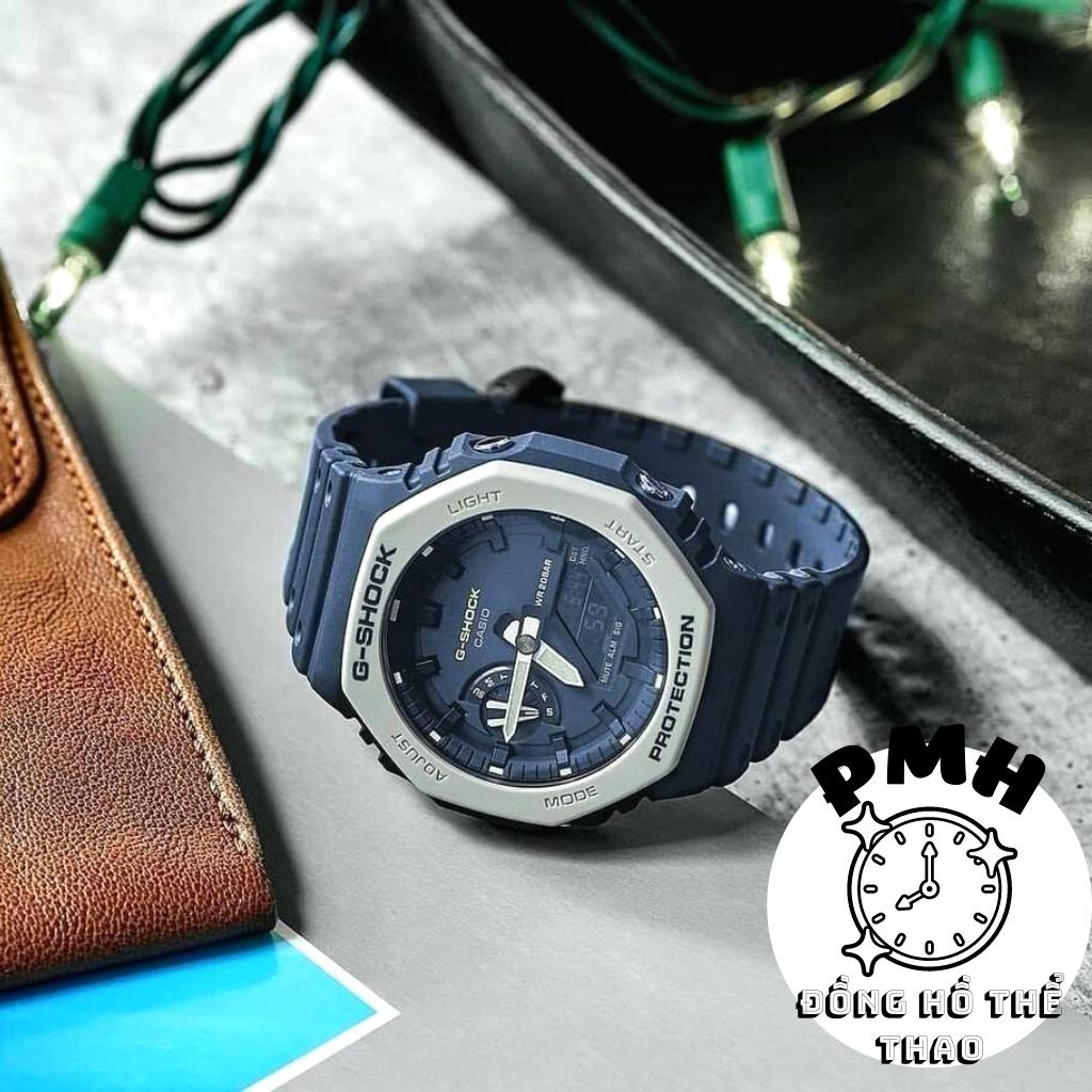Đồng hồ đeo tay nam , Đồng hồ nam thể thao GA2100 màu xanh lam kích thước 42mm | BigBuy360 - bigbuy360.vn