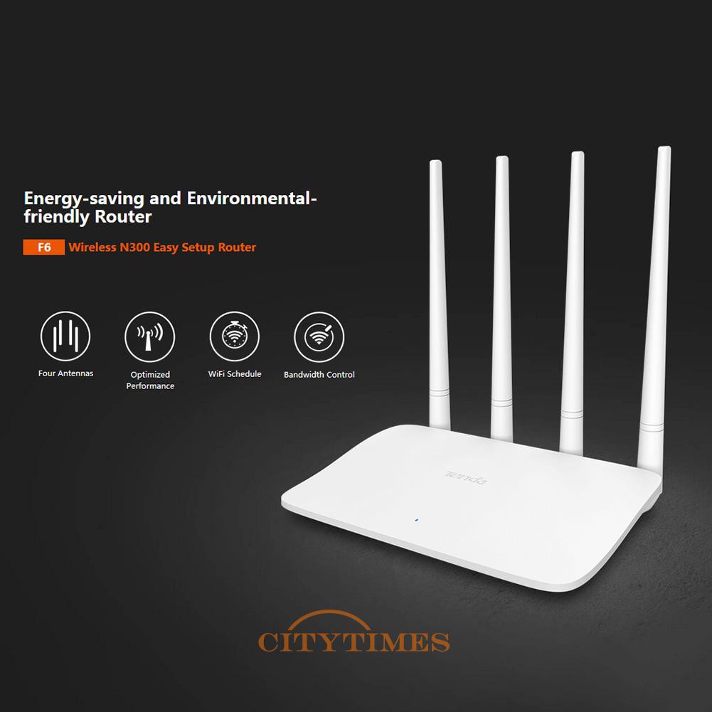 Thiết Bị Khuếch Đại Tín Hiệu Wifi 4 Ăng Tenda F6 300mbps | BigBuy360 - bigbuy360.vn