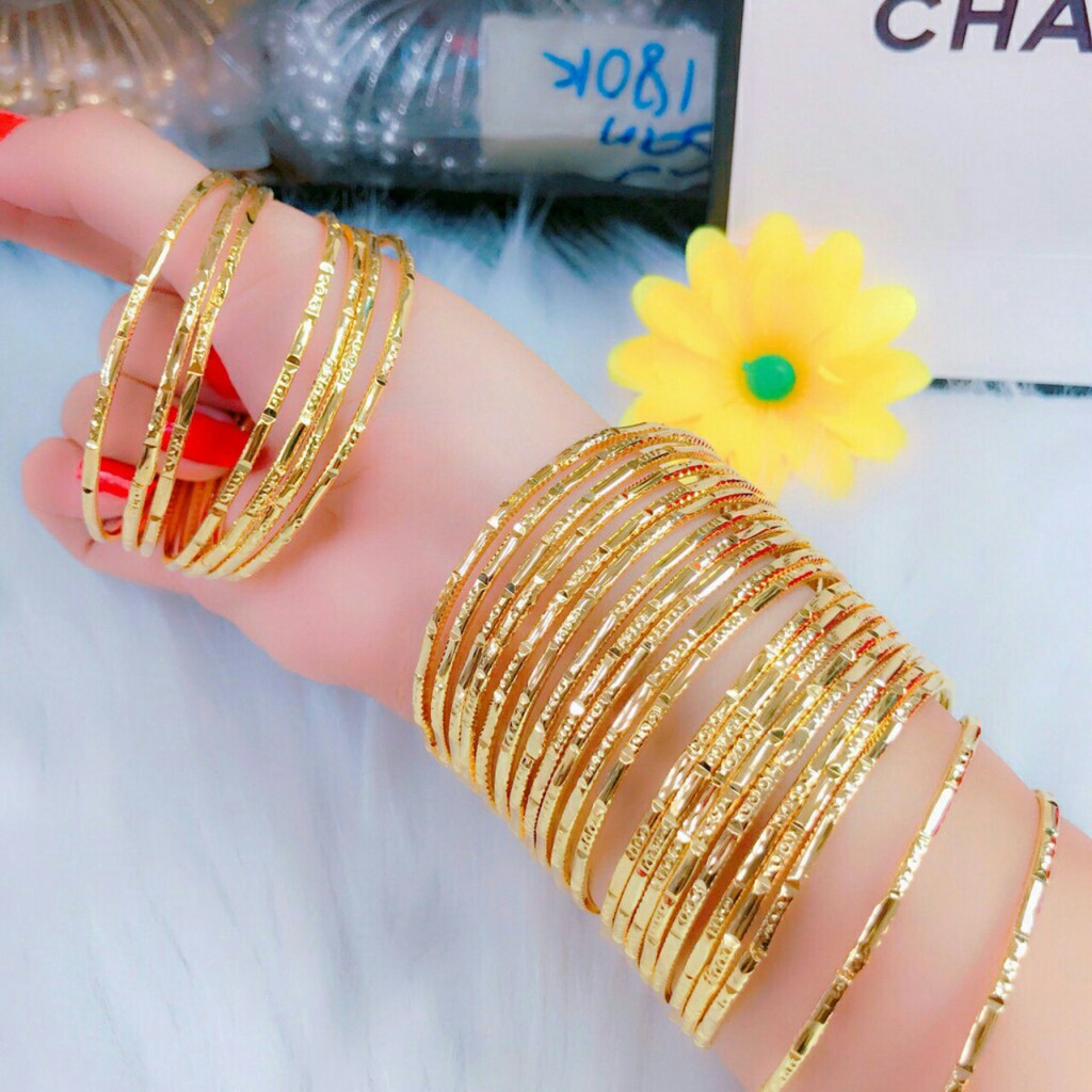 Vòng ximen khóa gài mạ vàng 18k cao cấp mua 3 tặng 1 EKP615