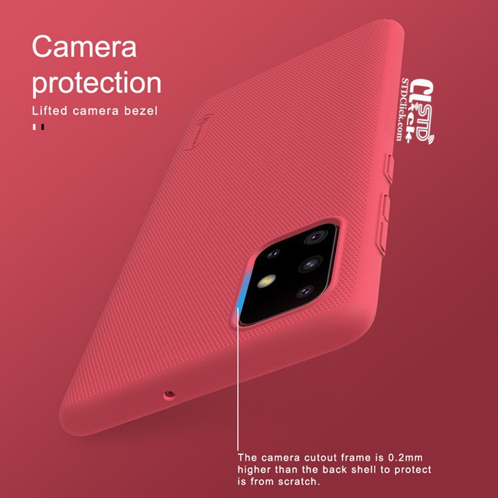ỐP LƯNG SAMSUNG GALAXY A71 NILLKIN NHỰA CỨNG CHÍNH HÃNG