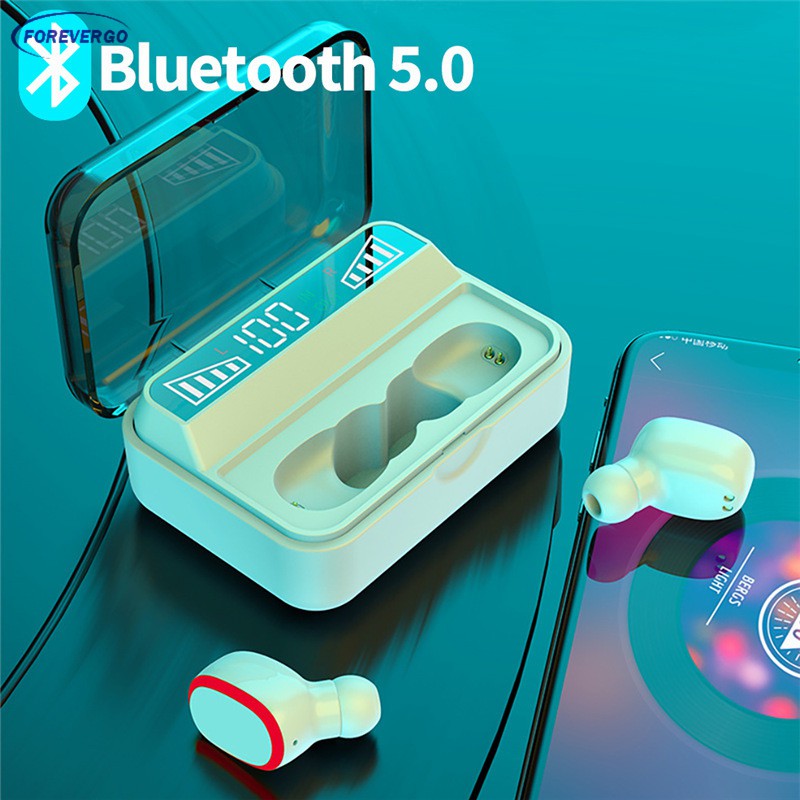 Bộ Tai Nghe Bluetooth 5.0 Không Dây Chống Nước Chuyên Dụng Kèm Phụ Kiện