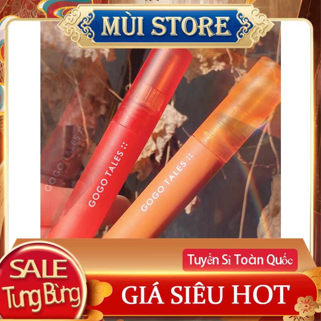 Son Kem Lì RƯỢU VÀNG GOGO TALE không vỏ hộp nội địa sỉ rẻ matte lipstick lâu trôi mềm mịn chuẩn màu MÙI STORE