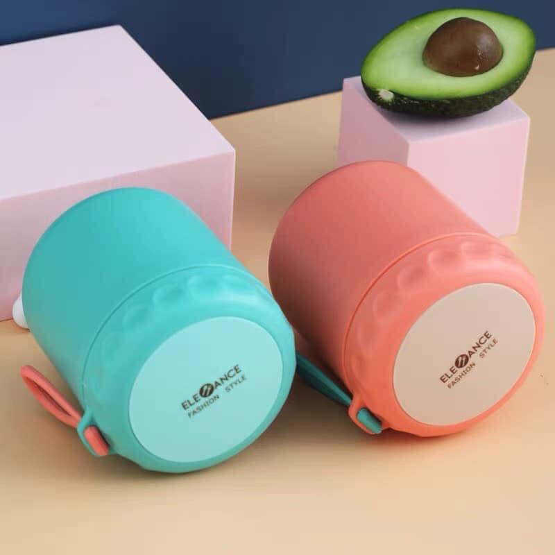 Bình ủ cháo giữ nhiệt cho bé dung tích 430ml, bình đựng canh giữ nhiệt có cấu tạo bên trong bằng inox 304 an toàn