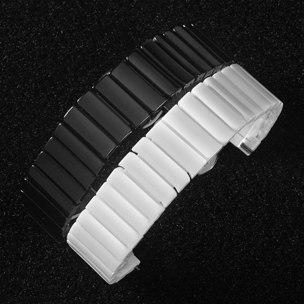 Dây Đeo Đồng Hồ Bằng Gốm Sứ 14 16 18 20 22mm Chất Lượng Cao Cho Nam Nữ