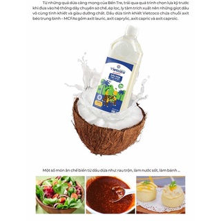 dầu dừa tinh khiết vietcoco 500ml