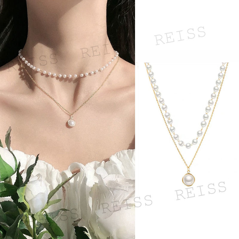 Dây chuyền nhiều lớp mạ vàng cá tính