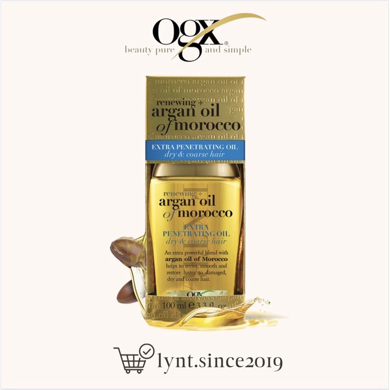 Dầu dưỡng tóc OGX Renewing Argan Oil Of Morocco Extra Penetrating Oil 100ml