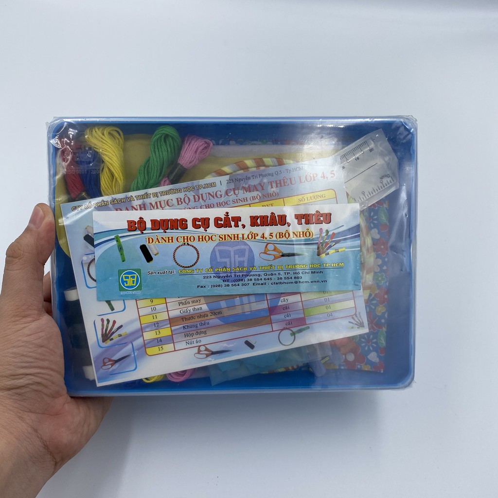 Bộ Dụng Cụ Cắt, Khâu, Thêu - Dành Cho Học Sinh Lớp 4,5