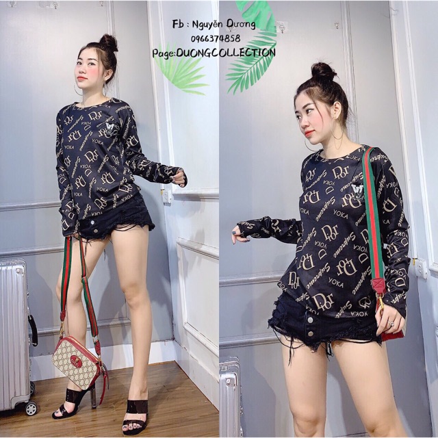 Áo Tay Dài Đì O Bigsize (Có Ảnh Thật)