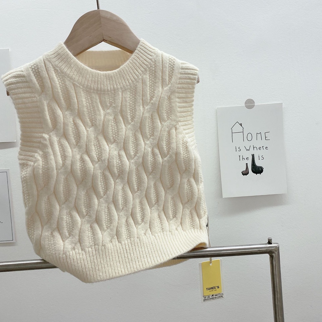 Áo Gile Len chất len đan dày dặn size 10kg-20kg (ảnh thật)