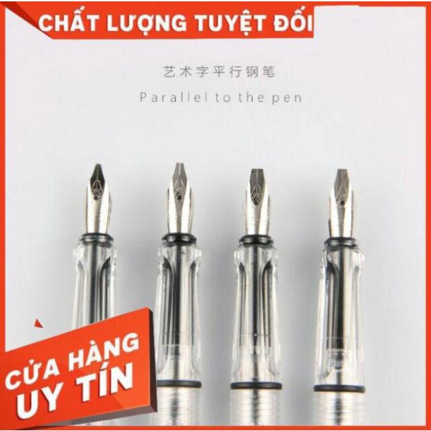 Bút máy ngòi bẹt, bút máy viết chữ gothic nghệ thuật