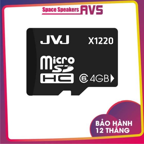Thẻ nhớ JVJ 4G ⚡Bán sỉ thẻ nhớ⚡ Bảo hành chính hãng 12 Tháng đổi mới