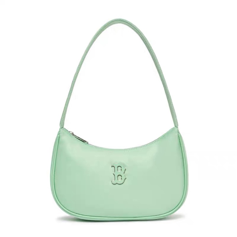 Túi Kẹp Nách Mlb NY Màu Trơn Khóa Kéo Phong Cách Xuân Hè Cho Nữ 2022