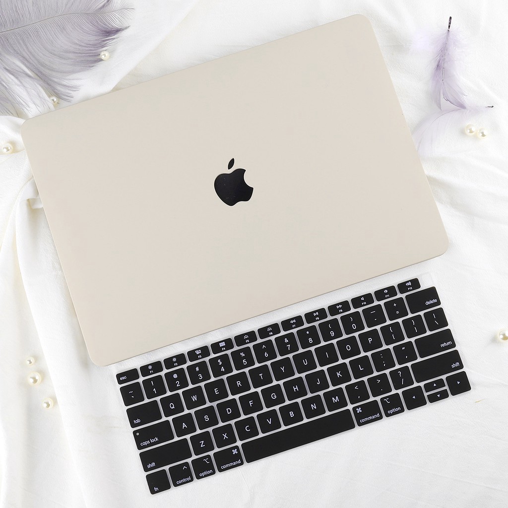 Ốp Batianda Màu Tím/Xám Cho Macbook Air Pro 2020 Có Bàn Phím Màu Đen | BigBuy360 - bigbuy360.vn