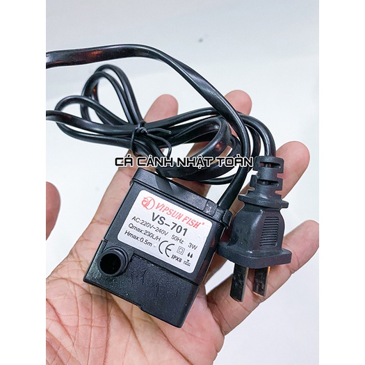 MÁY BƠM LỌC HỒ CÁ NON BỘ VIPSUN VS701 3W