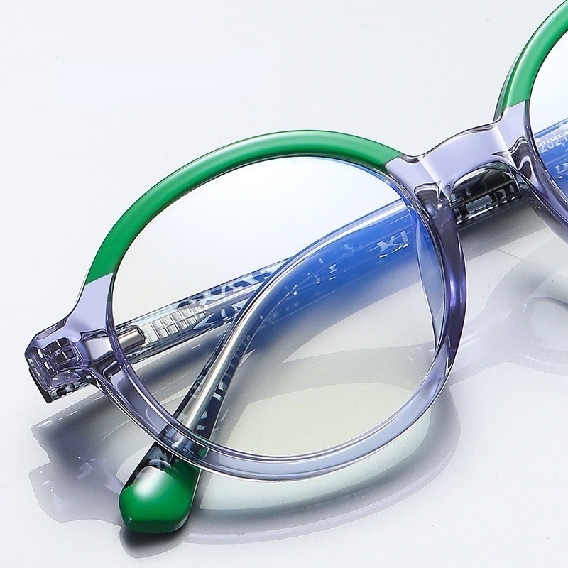 Mắt Kính TR90 Gọng Tròn Chống Bức Xạ Thời Trang Cao Cấp Dành Cho Bé