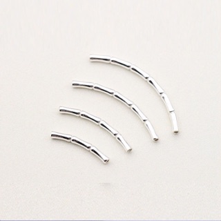 [S925] Charm bạc ống đốt tre - MH040