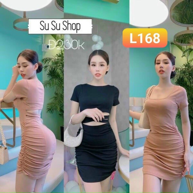 [ Mã FAMAYWA2 giảm 10K đơn 50K] Đầm body dây cheo eo ( mặc được 2 kiểu ) | BigBuy360 - bigbuy360.vn