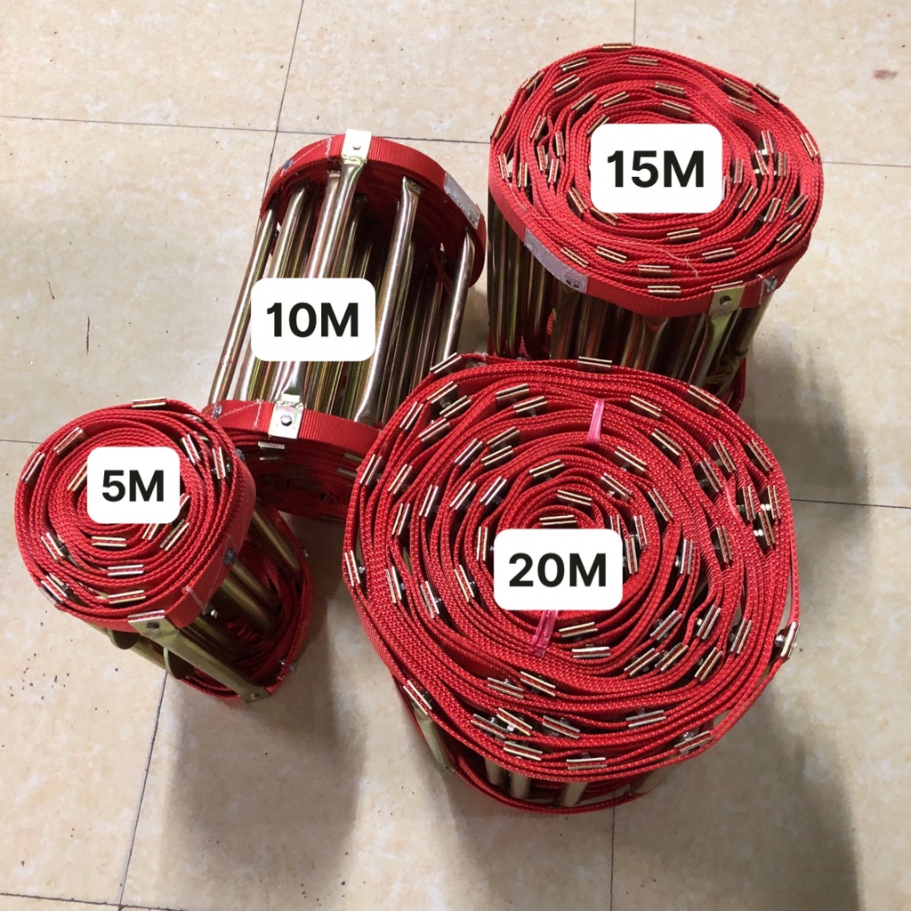 Dài 15M - Thang dây thoát hiểm cho nhà cao tầng - Tải trọng 300kg