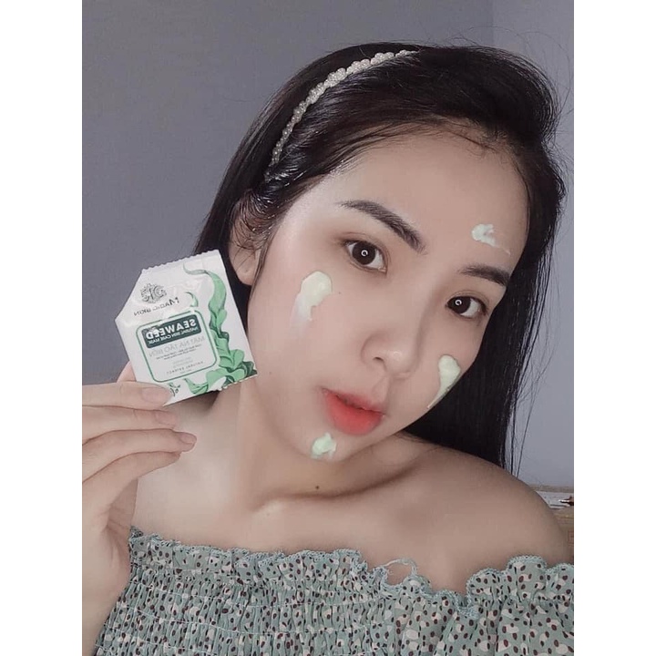 Mặt nạ tảo Magic Skin Dưỡng ẩm Dưỡng trắng Ngăn ngùa lão hóa