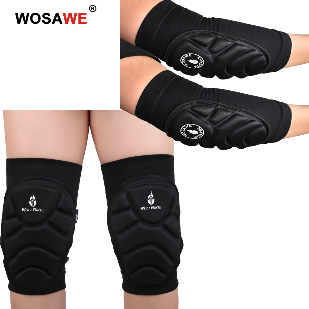 Bộ Miếng Đệm Bảo Vệ Đầu Gối Và Khuỷu Tay Khi Chạy Xe Đạp MTB