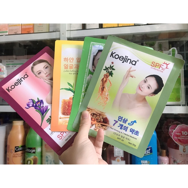 Ủ Trắng Mặt Và Cổ Koejina Hàn Quốc Trắng Liền Sau Lần Đầu Sử Dụng