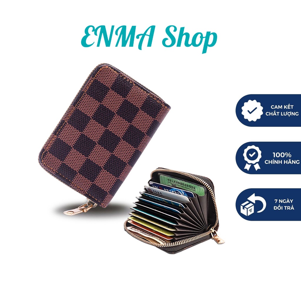 Ví nữ mini cầm tay nhiều ngăn giá rẻ, bóp nữ cầm tay mini 11 ngăn sang chảnh - ENMA
