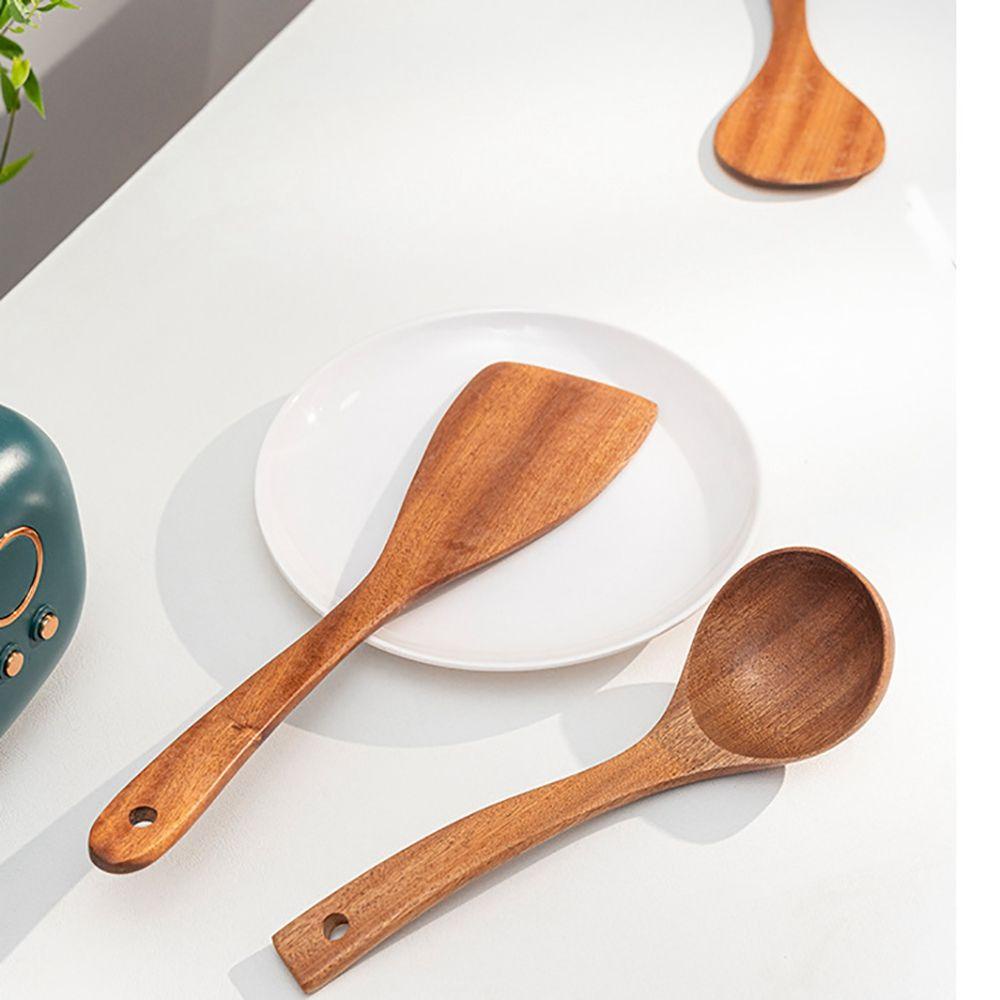 [COD] Xẻng Nấu Ăn Bằng Gỗ Cách Nhiệt Tiện Dụng Cho Nhà Bếp