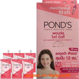 Kem Ponds dưỡng trắng hồng dạng gói 6 gói x10g