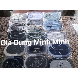 Thảm Lau Chân Silicon Siêu Thấm Nước Chất Liệu Chống Trơn Trượt