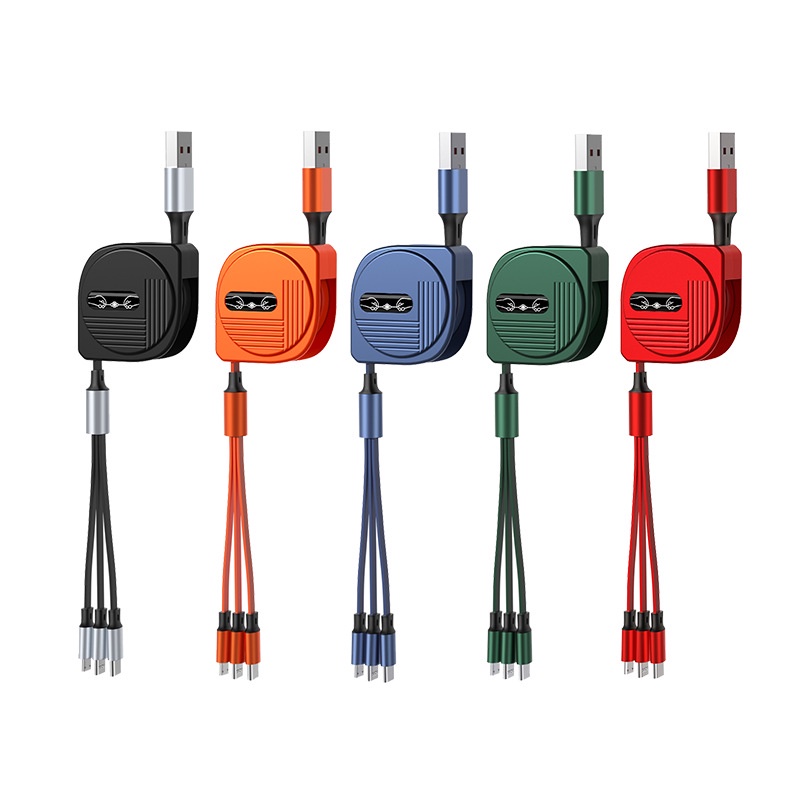 Cáp SạC Nhanh Usb 6a 100w 3 Trong 1 Chuyên DụNg Cho Android