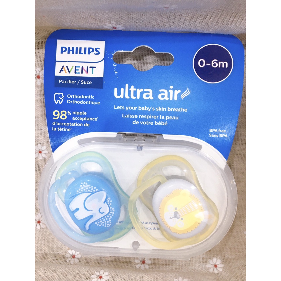 Ti giả avent ultra air animal (0-6m)/(6-18m)