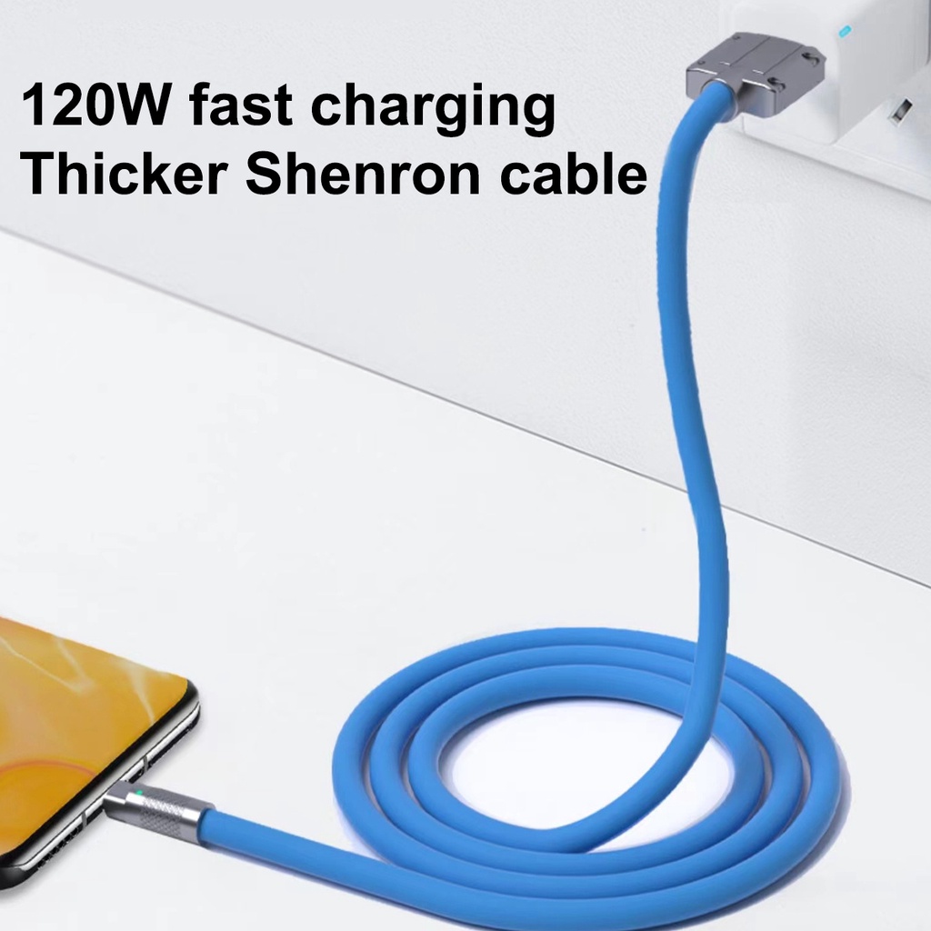 Dây cáp sạc siêu nhanh GUUGEI USB Type C 120W 6A thích hợp cho Xiaomi Huawei Samsung