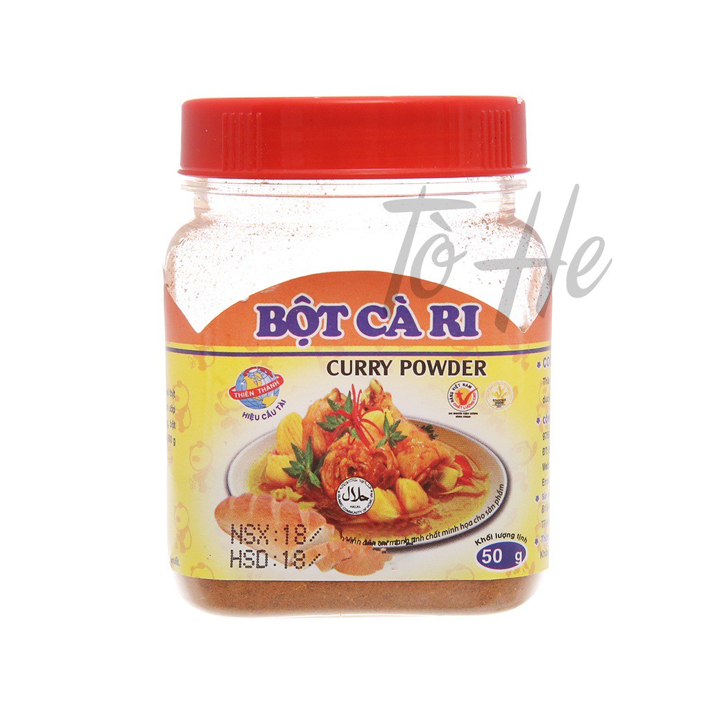 Bột cà ri Thiên Thành hũ 50g
