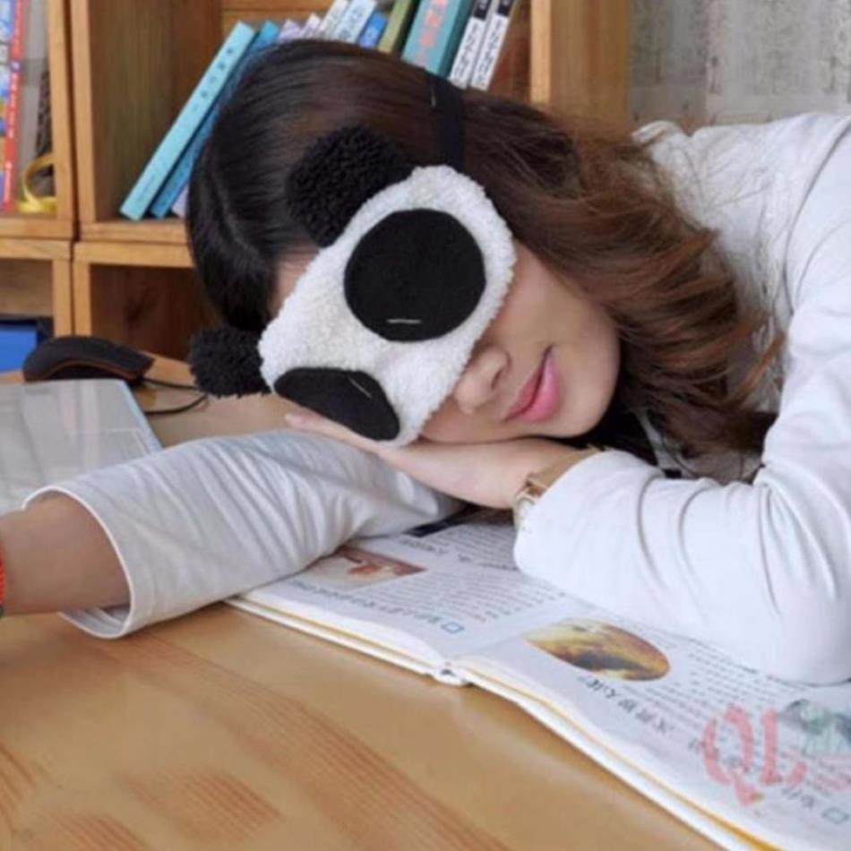Bộ 2 Tấm Che Mắt Ngủ Hình Gấu Panda - BUMSHOP79