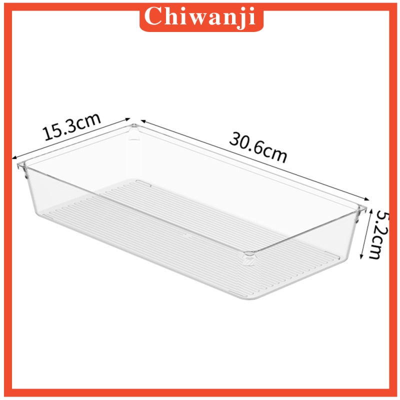 Khay Đựng Mỹ Phẩm Chia Ngăn Bằng Nhựa PET Trong Suốt Tiện Dụng