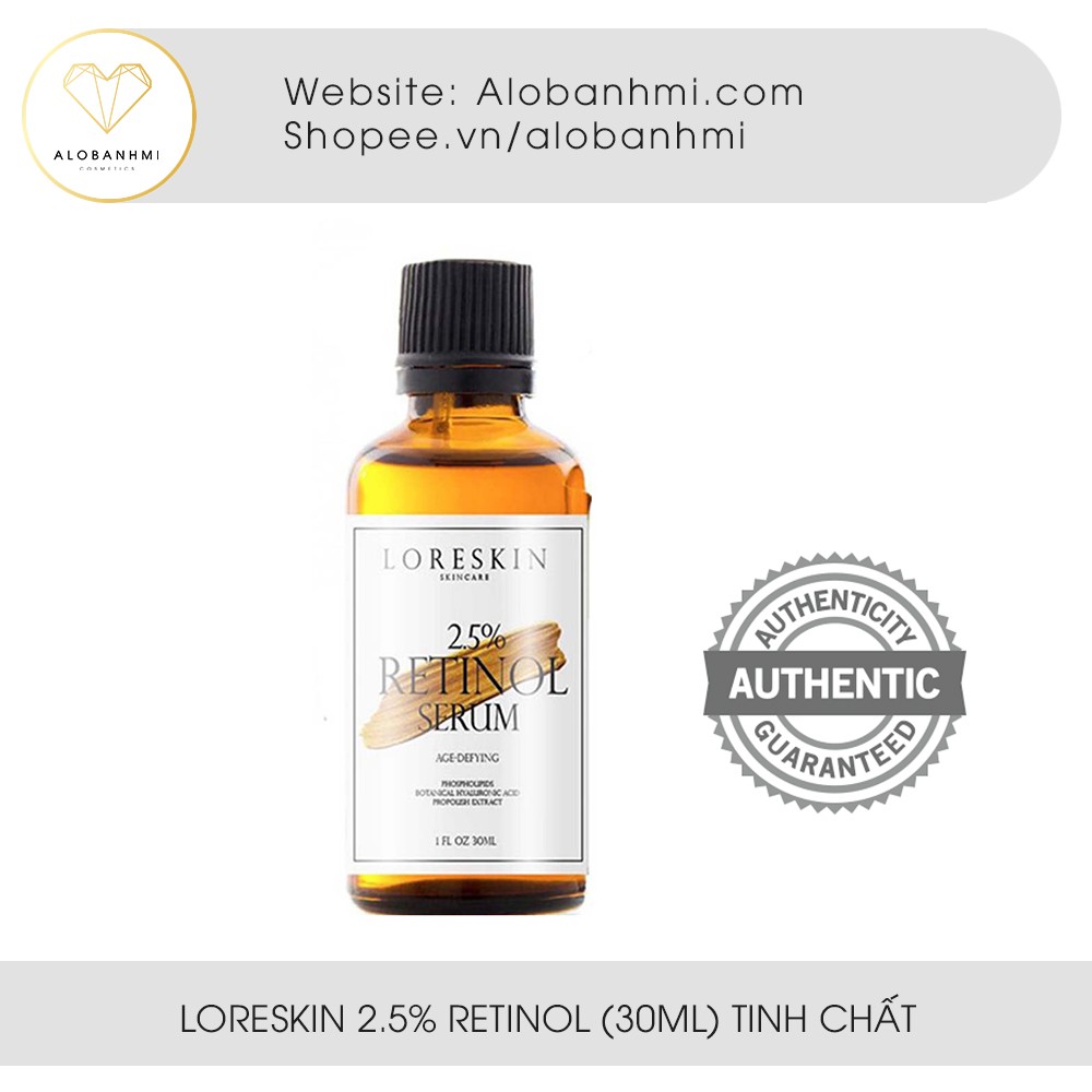 Tinh chất chống lão hoá 2.5% Retinol Lore Skin 30ml