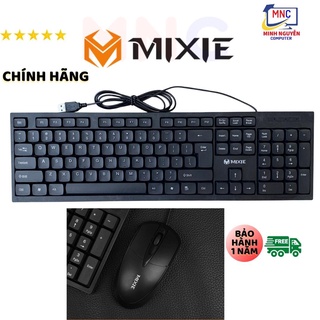 Combo Bàn phím và chuột máy tính có dây MIXIE X7s, Chuột máy tính X2 - Chính hãng - Bảo hành 1 năm
