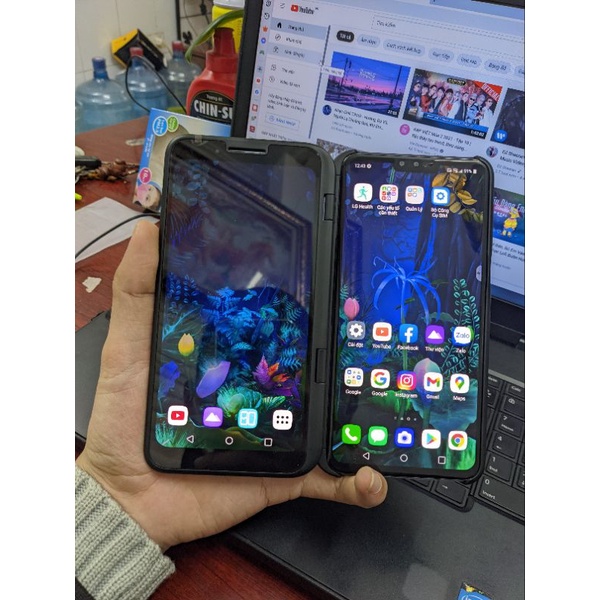 Điện thoại LG v50 ThinQ 1 Sim và màn phụ, Snapdragon 855, vua camera